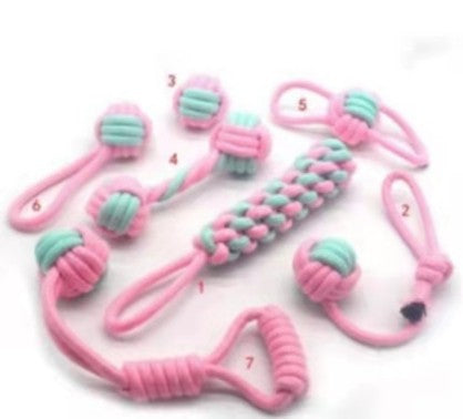 Jouet pour chien- 7 PCS Corde
