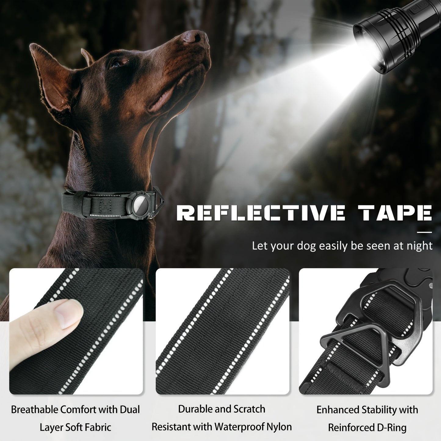 Collier de dressage chien- Tactical Anti Lost Locator Cover