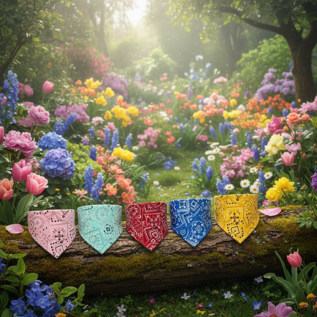 Collier chien- Stylish Bandanas 4