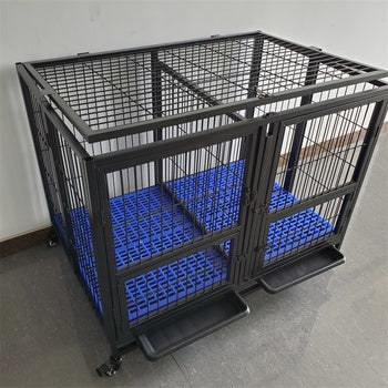 Cage de transport chien- Cage cadre en acier