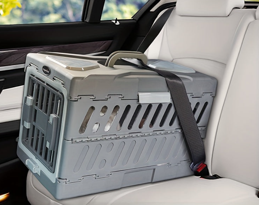 Caisse transport chien- Plastic Portable Dog