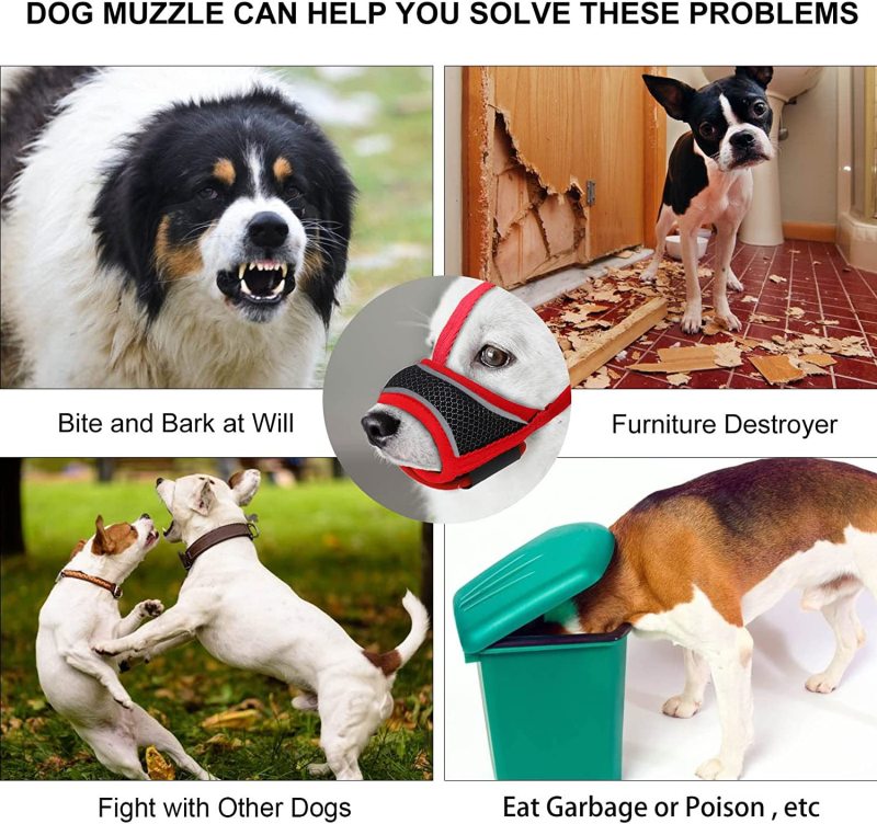 Muselière chien- Total Souplesse en maille* Gris