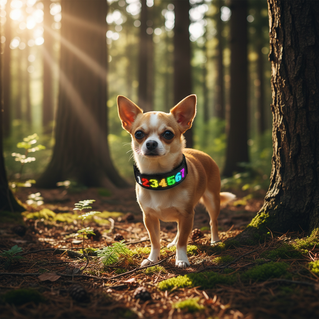Chien collier lumineux | SafePet