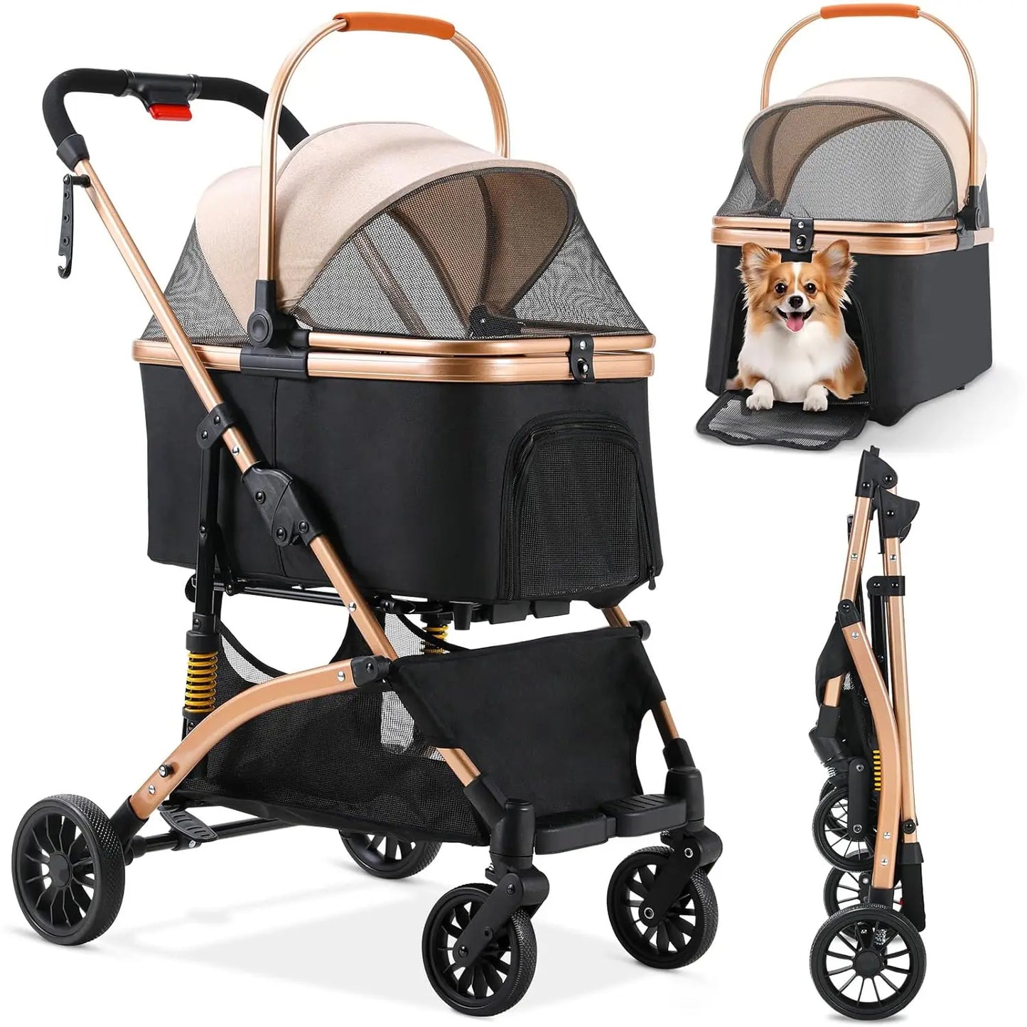 Poussette pour chien- Pratico-Total Mouvement