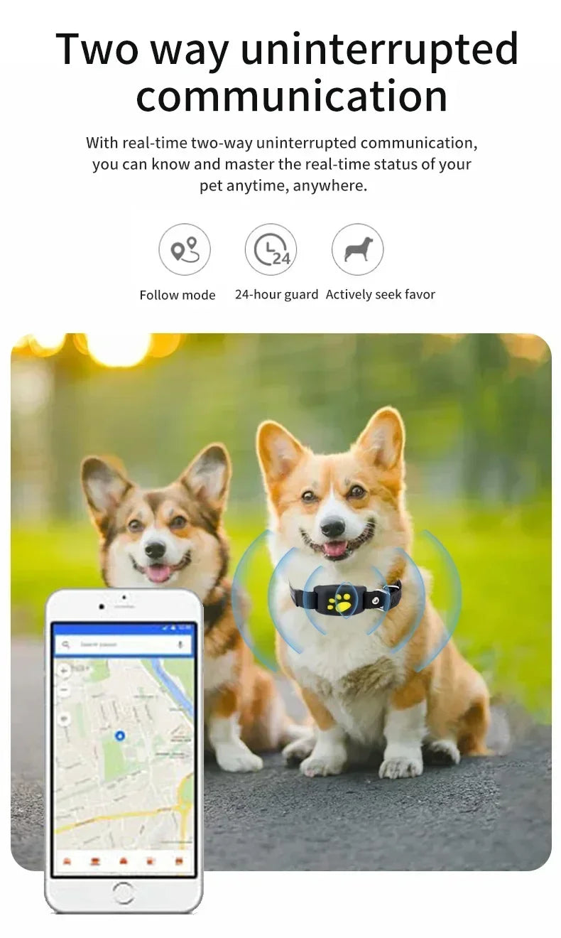 Collier GPS pour chien- Anti-Loss Real-Time Tracking