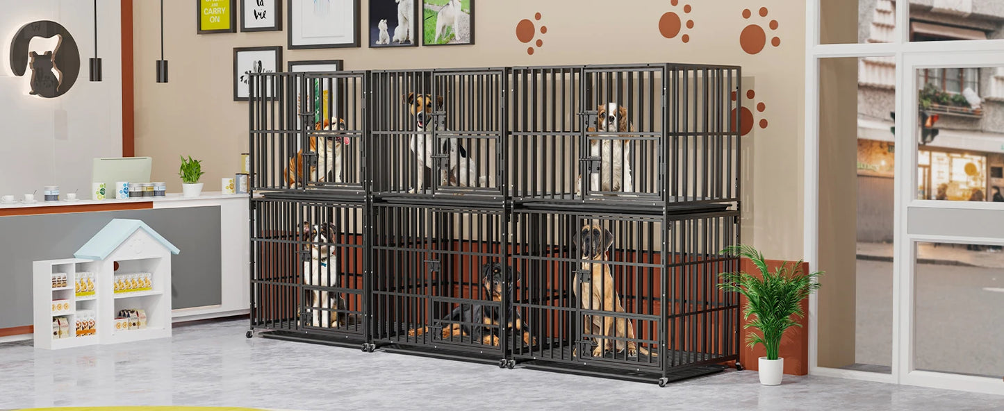 Cage chien- Oversized Stackable