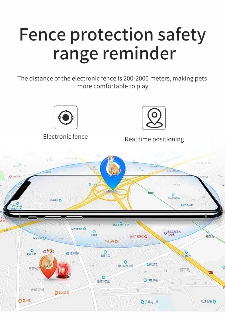 Collier GPS pour chien- Anti-Loss Real-Time Tracking