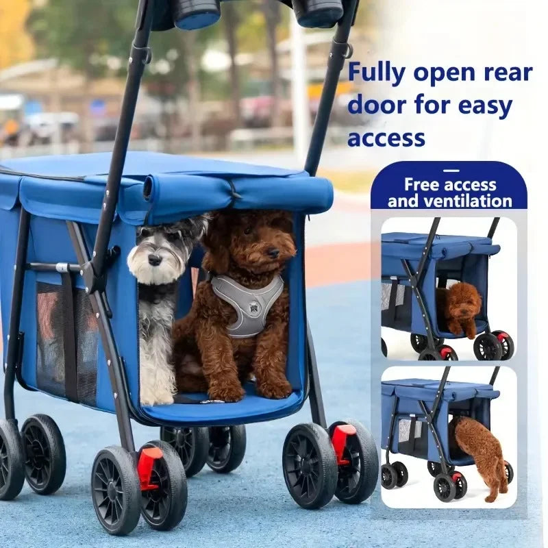 Poussette pour chien- Pet Wagon Stroller