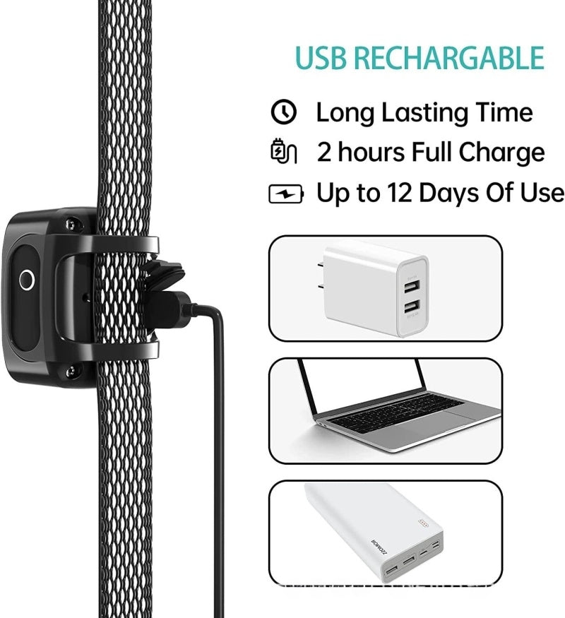 Collier de dressage pour chien - Arrêt intelligent des aboiements - Le Chihuahua Voyageur