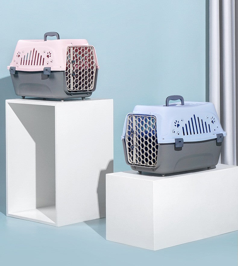 Cage chien- Cage Rigide * Bleu