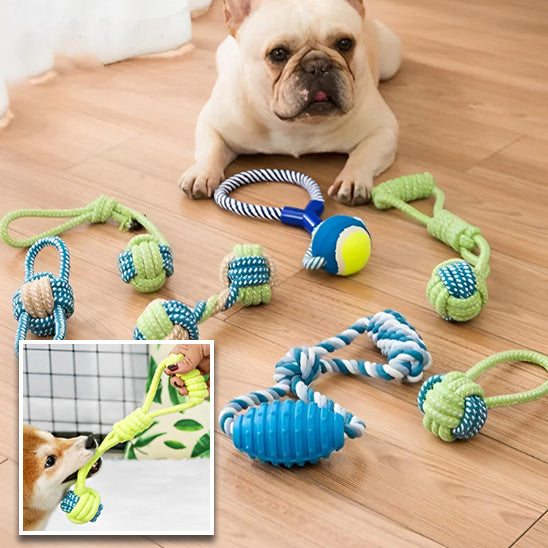 Jouet pour chien- 7 PCS Corde