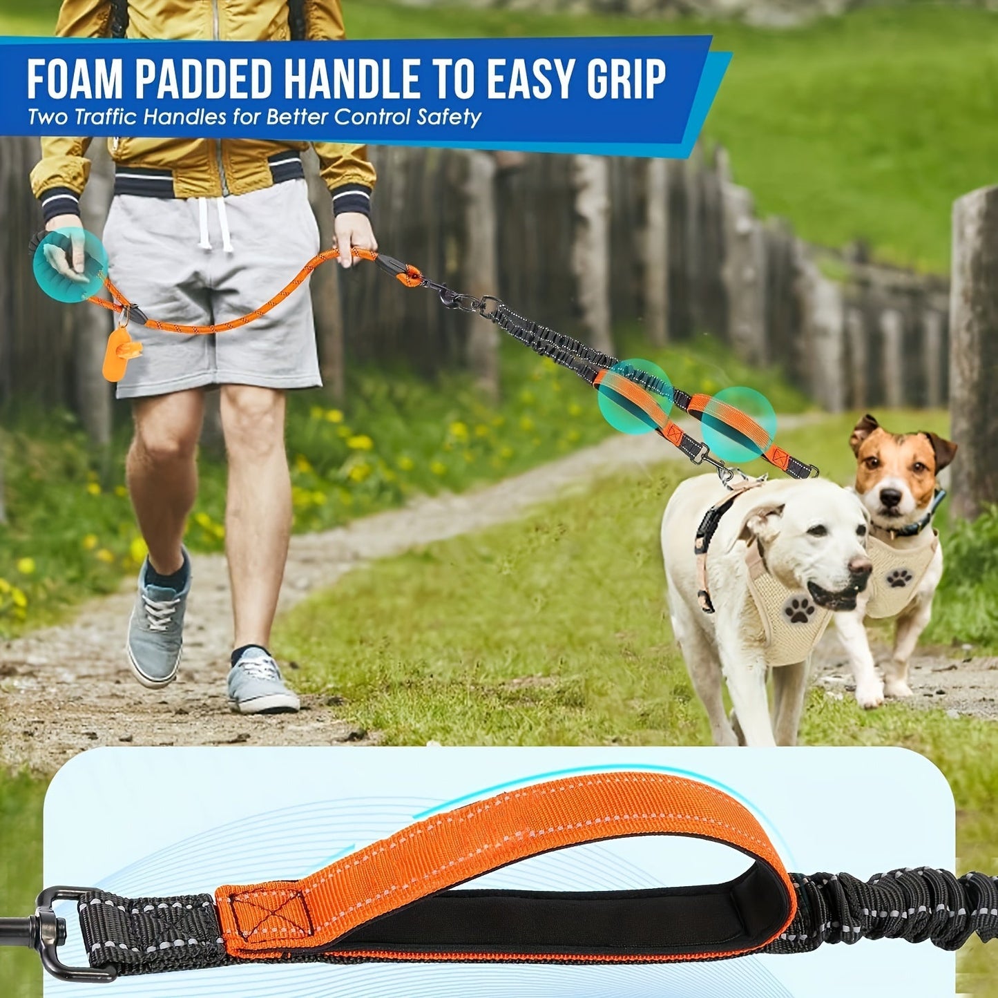 Laisse pour chien - Laisse Double Poop Bag - Le Chihuahua Voyageur