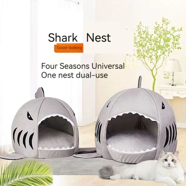 Niche pour chien - Requin Warm Pet - Le Chihuahua Voyageur