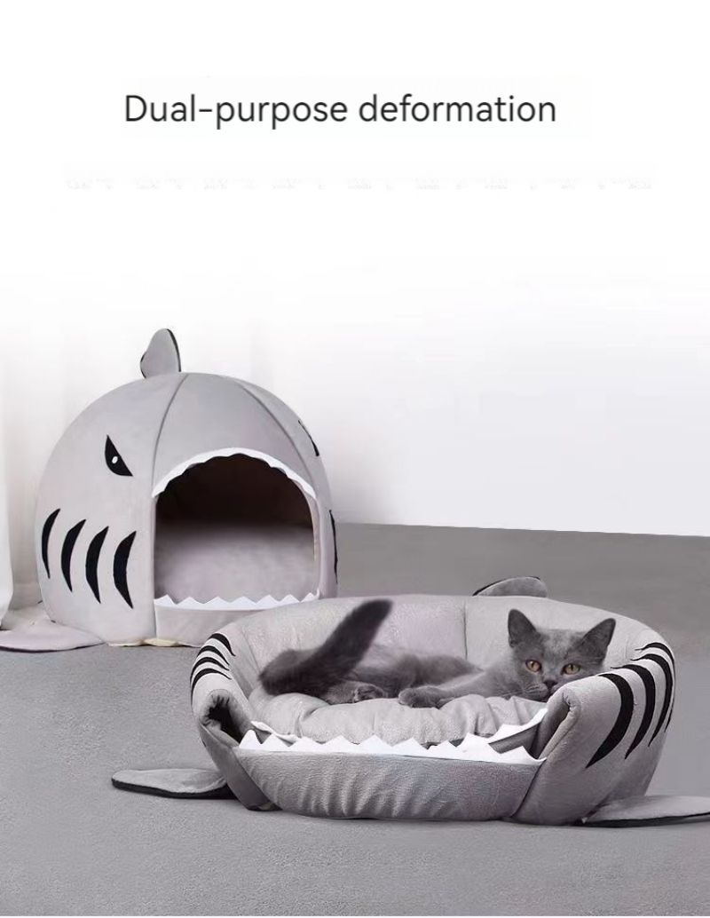 Niche pour chien - Requin Warm Pet - Le Chihuahua Voyageur
