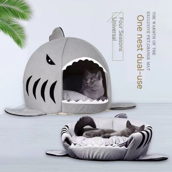 Niche pour chien - Requin Warm Pet - Le Chihuahua Voyageur