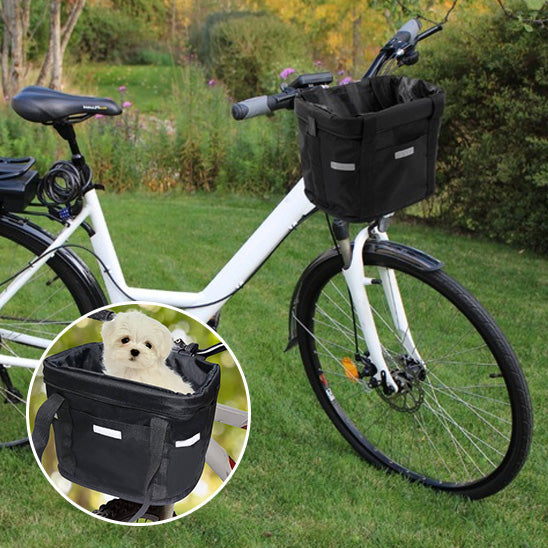 Panier chien velo- Amovible et pliable