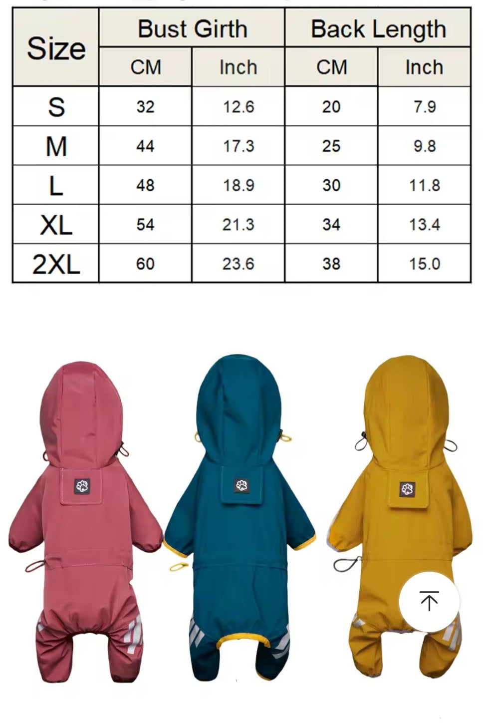 Manteau pour chien | Imperméable Hivernal