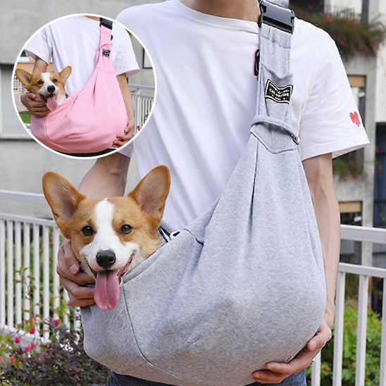 Sac de transport pour chien - bandoulière mains libres