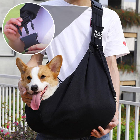 Sac de transport pour chien - bandoulière mains libres
