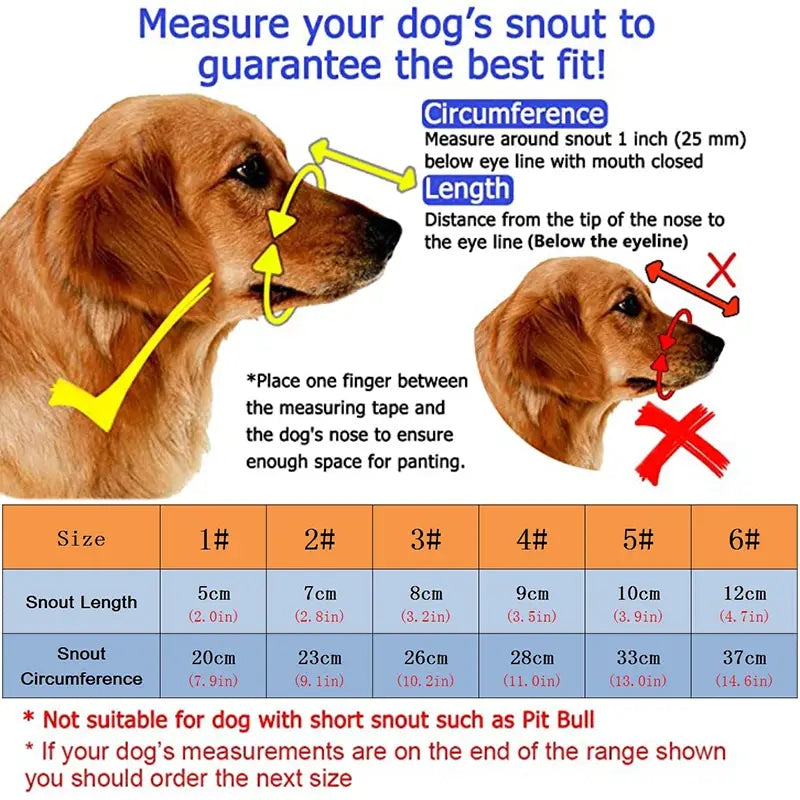 Muselière- Chien Protec-confort