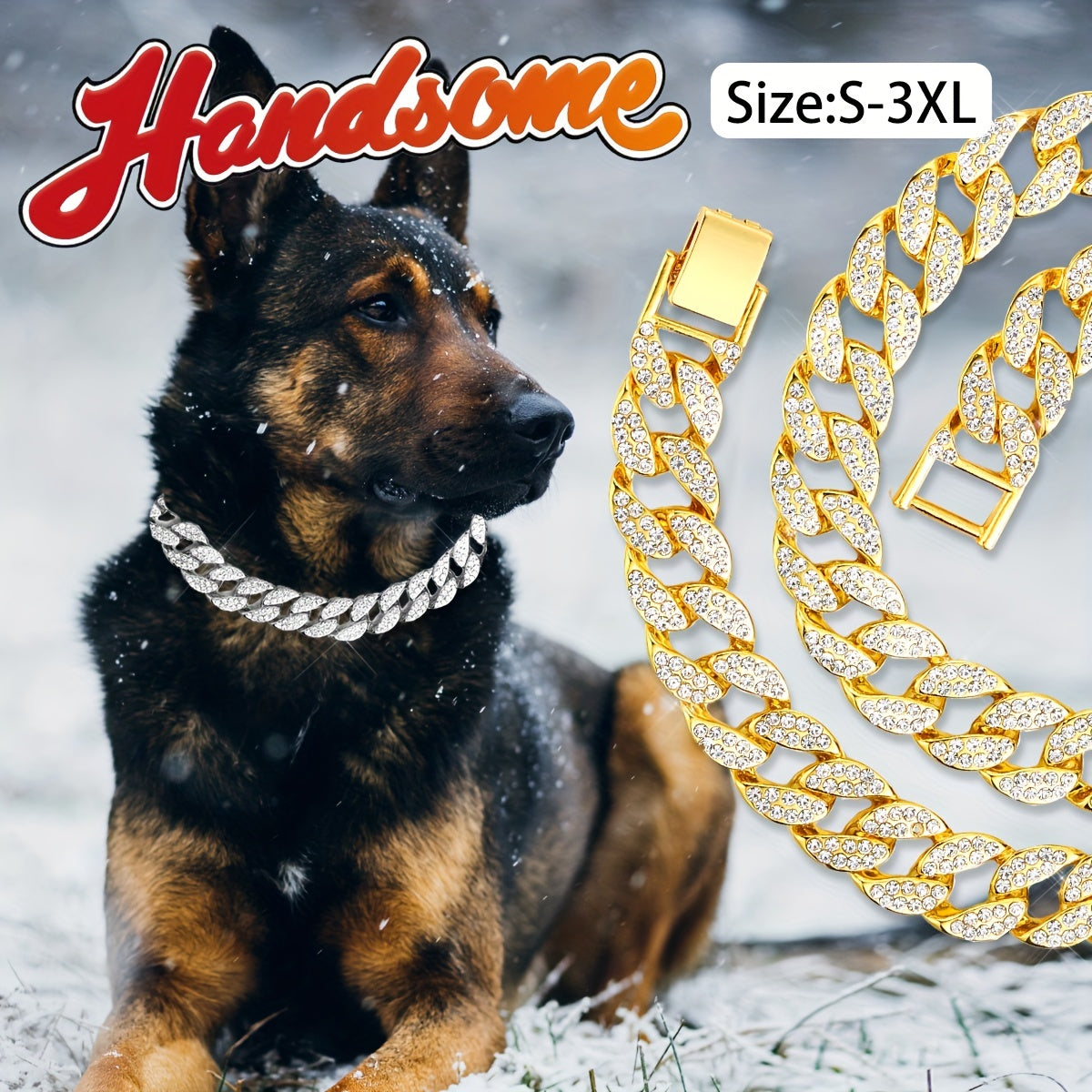 Collier chien- Yobetter Hip Hop