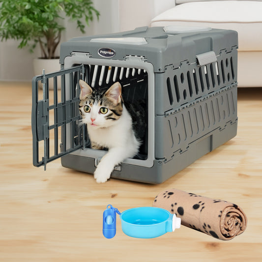 Caisse transport chien- Plastic Portable Dog