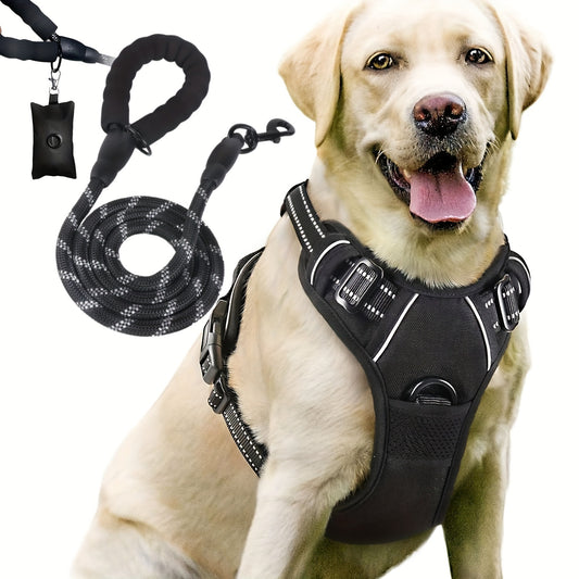 Harnais anti traction chien- MiTOOE kit 3 pcs