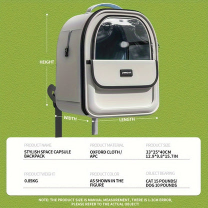 Sac a dos chien- Transparent Space