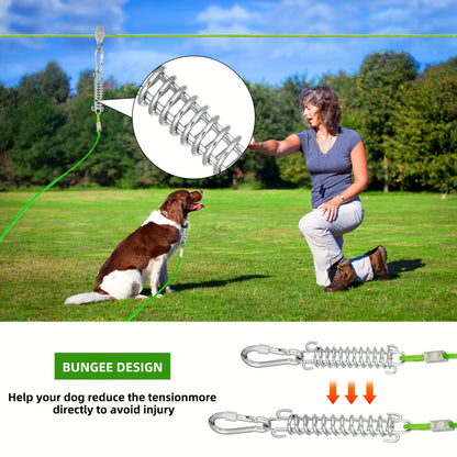 Longe pour chien- Dog Zipline