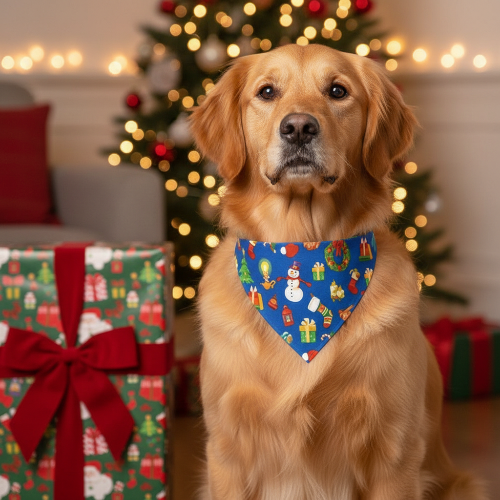 Bandana pour chien | Festif de Noël 30pcs 2