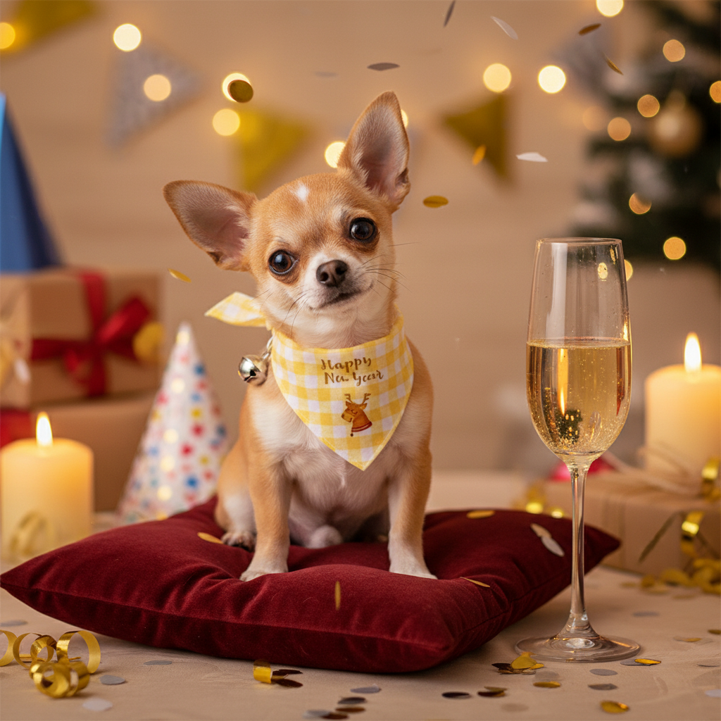 Bandana pour chien | Festif de Noël 30pcs 4