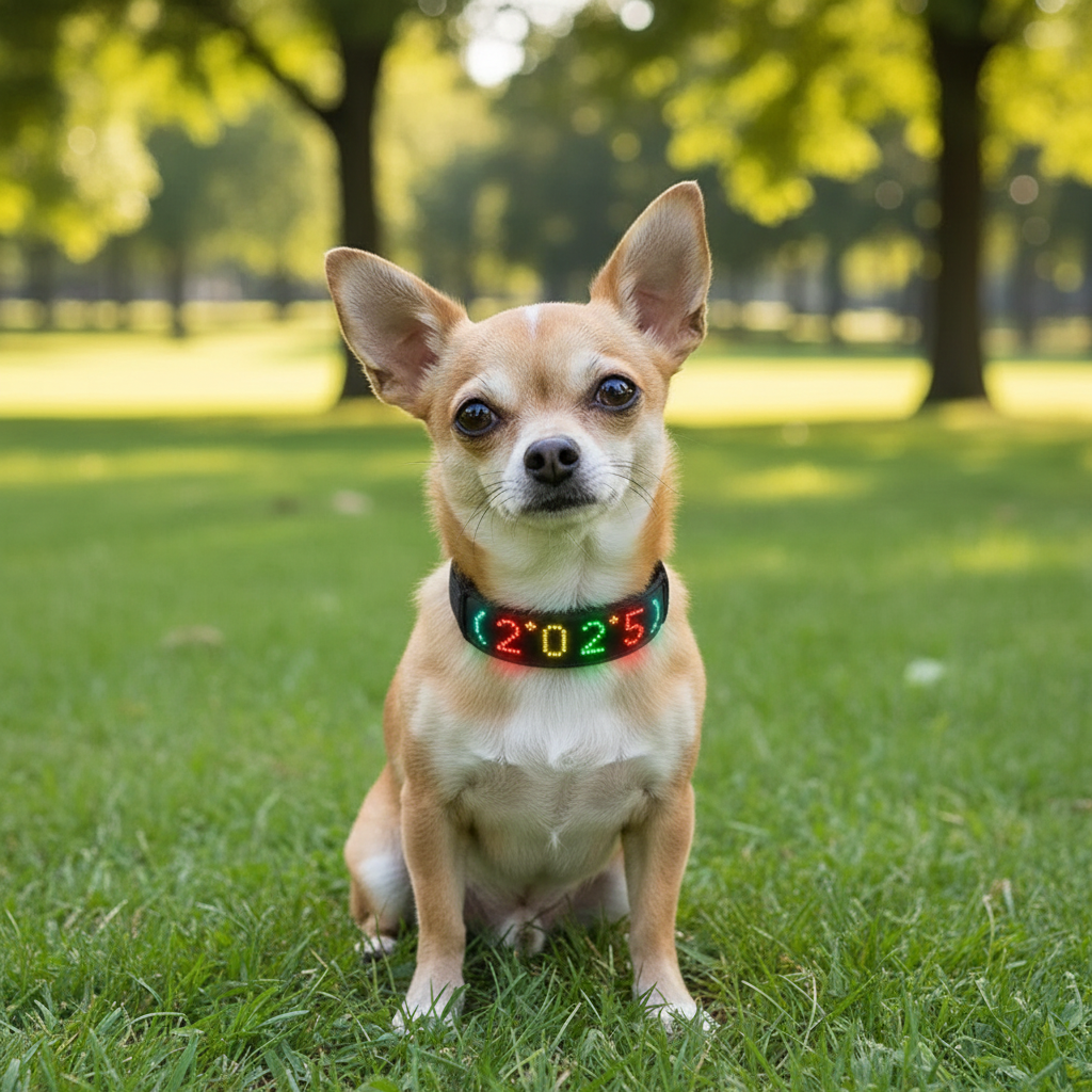 Chien collier lumineux | SafePet 1
