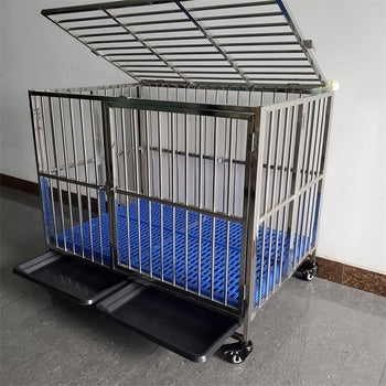 Cage de transport chien- Cage cadre en acier