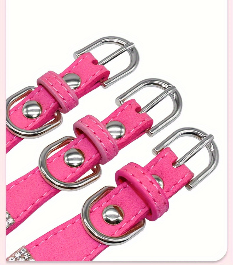 Laisse pour chien- Sparkling Rhinestone