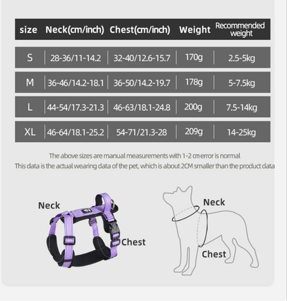 Harnais chien- Anti-Escape Dog