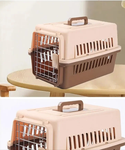 cage de transport chien- Articulated Roof Air Travel