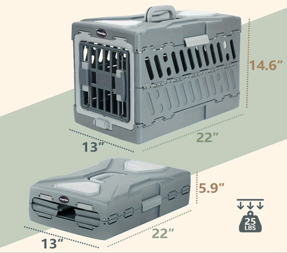 Caisse transport chien- Plastic Portable Dog