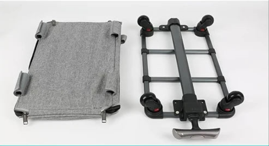 Cage chien- Roulante en mailles   39x60x43cm