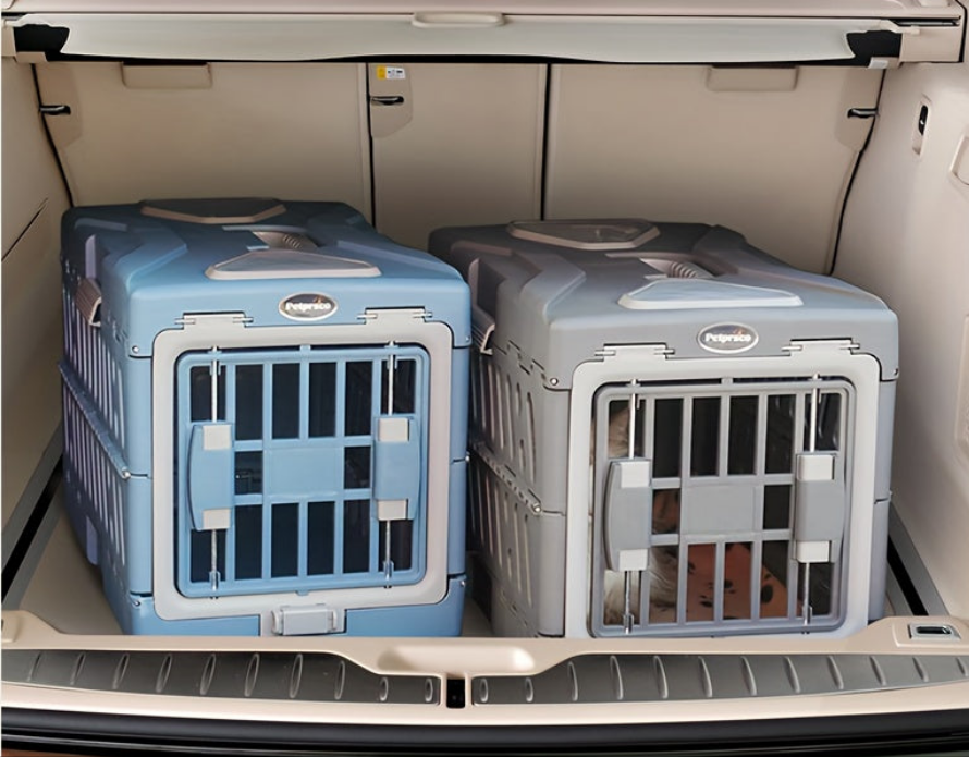 Caisse transport chien- Plastic Portable Dog