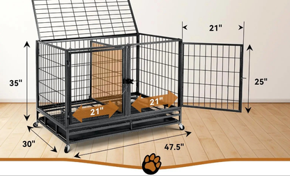 Cage chien Heavy-Duty Frame