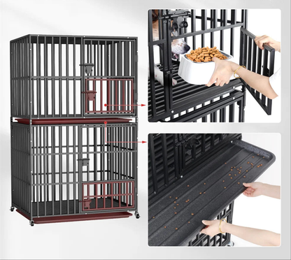 Cage chien- Oversized Stackable