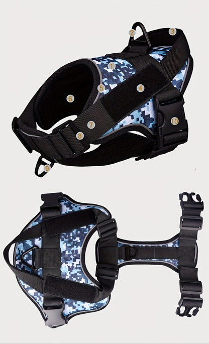 Harnais anti traction chien- Training Tactical.