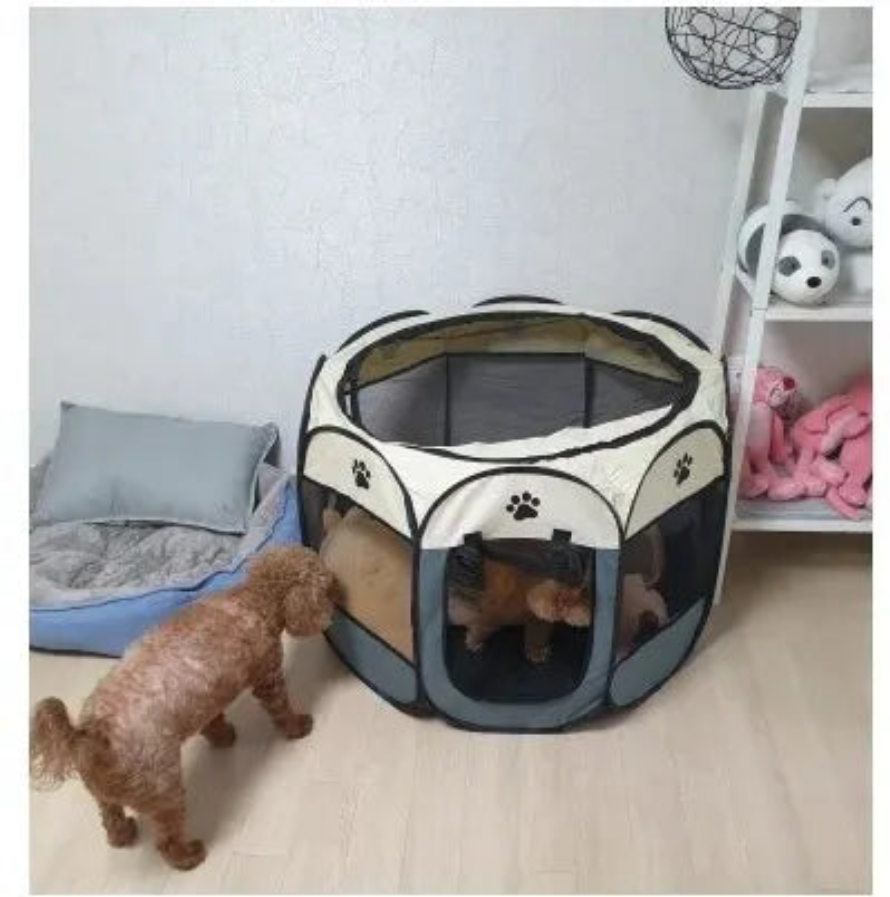 Cage pour chien - Portable Octagonal