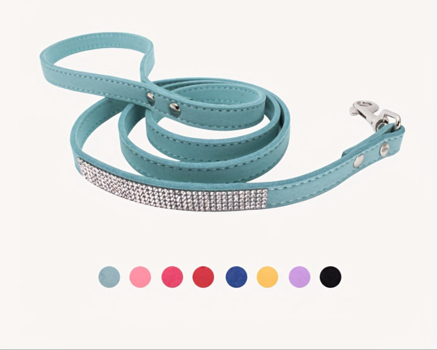 Laisse pour chien- Sparkling Rhinestone