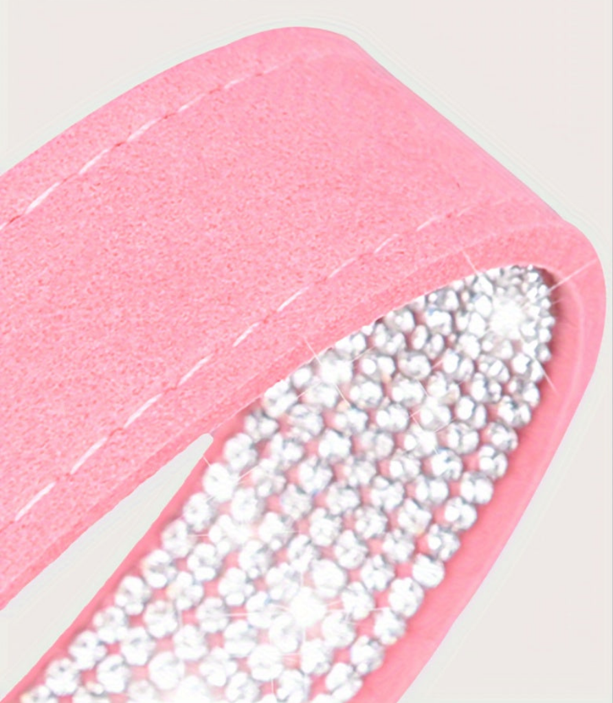 Laisse pour chien- Sparkling Rhinestone