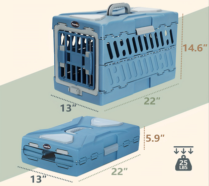 Caisse transport chien- Plastic Portable Dog