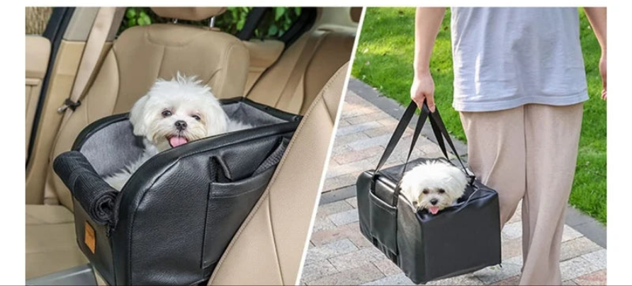 Caisse de transport chien- Booster Leather.
