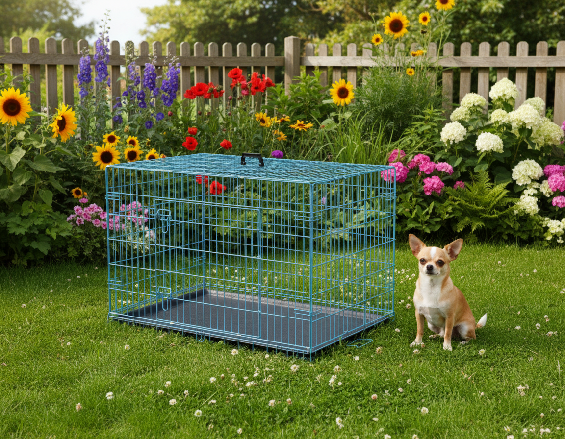 Cage de transport pour chien- Folding wire kennel