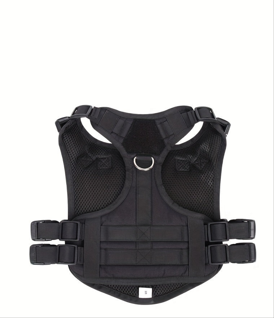 harnais anti traction chien- Explosion-proof Impact Dog Tactical