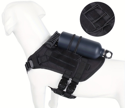 harnais anti traction chien- Explosion-proof Impact Dog Tactical